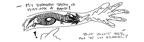 Tattoo cartoon